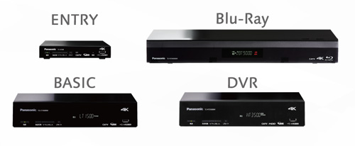 「4K-STBラインアップ」〈新製品〉